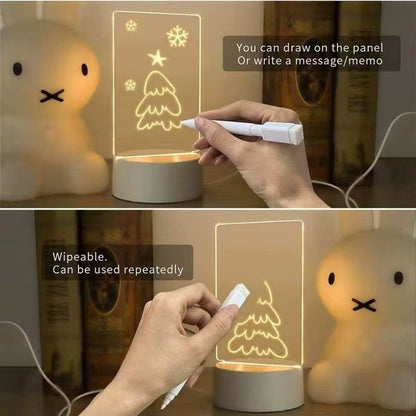 Erasable Acrylic LED lamp