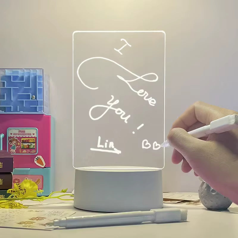 Erasable Acrylic LED lamp