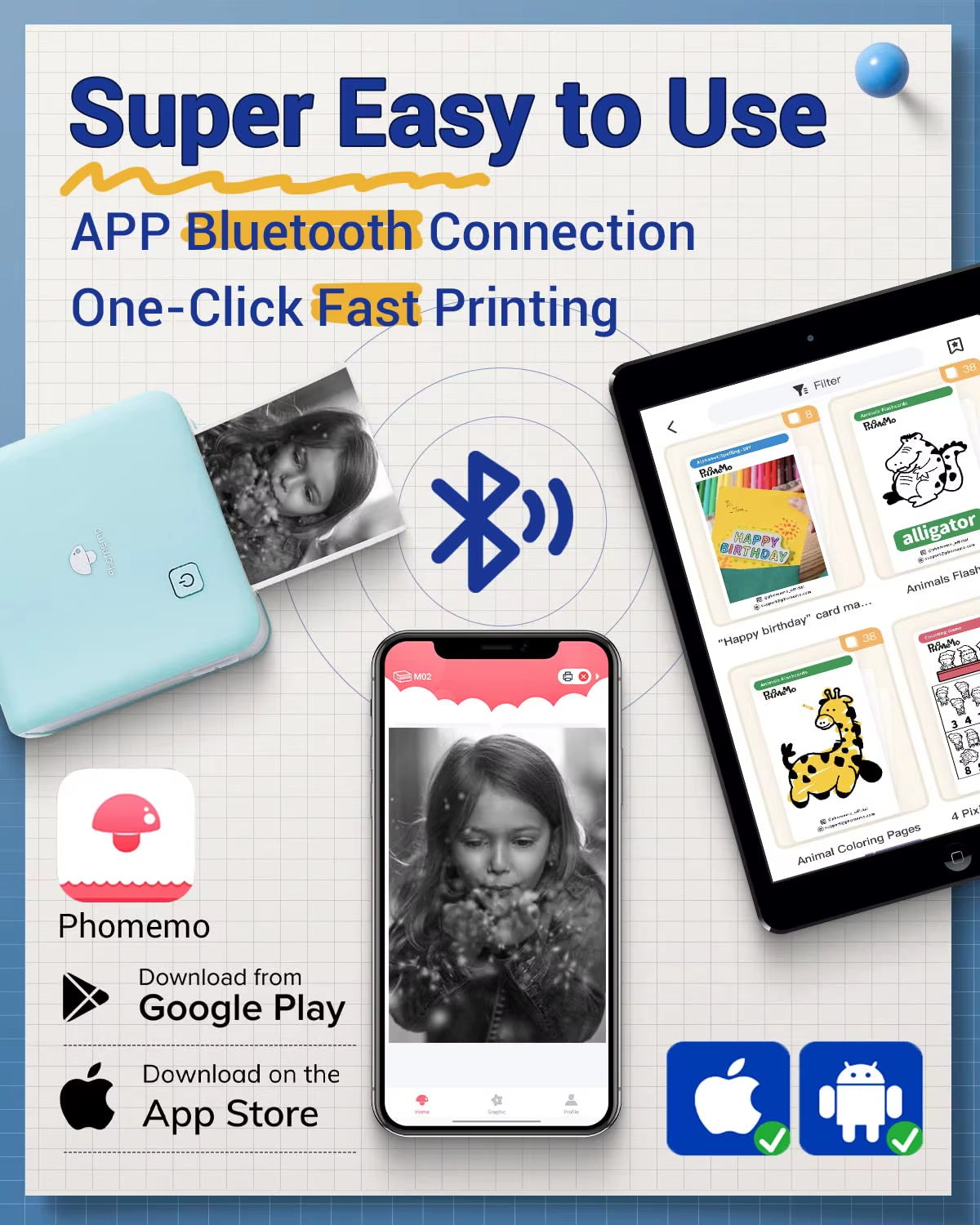 Mini Photo Printer