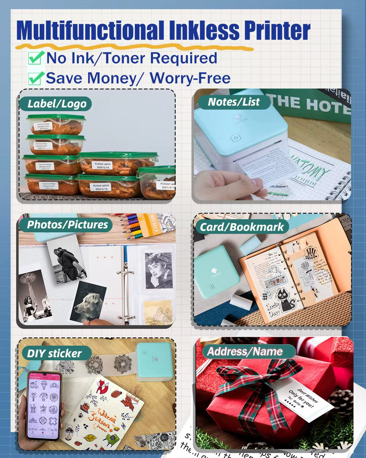 Mini Photo Printer